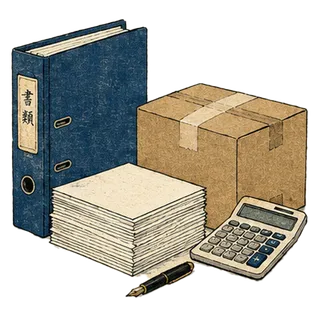 法人向け物品調達を表すイラストアイコン